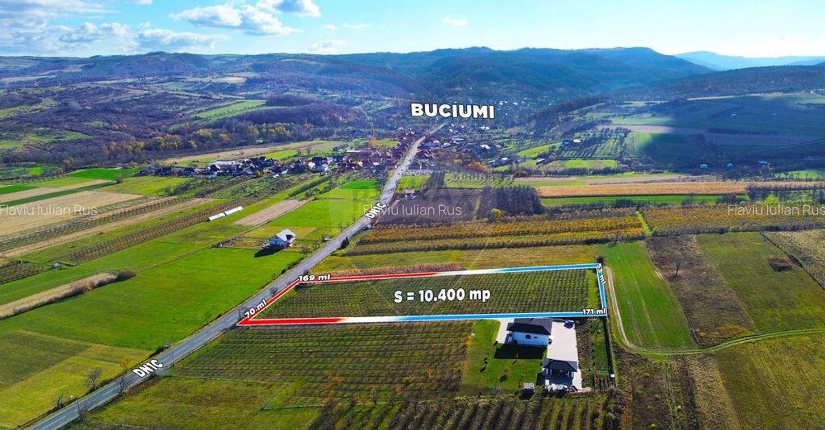 Teren intravilan de vanzare 104 AR front generos la DN Ba... - 3