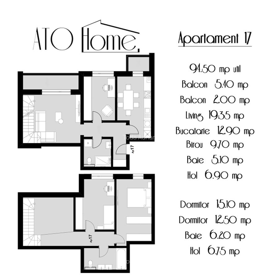Apartament cu 3 camere decomandat în Giroc - 10