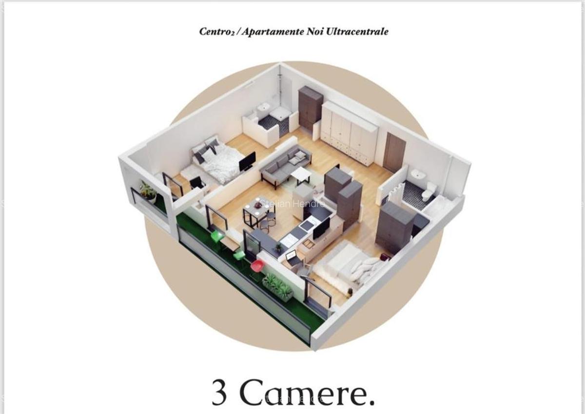 RECO Apartament 3 camere Oradea-Proiect Nou - 9