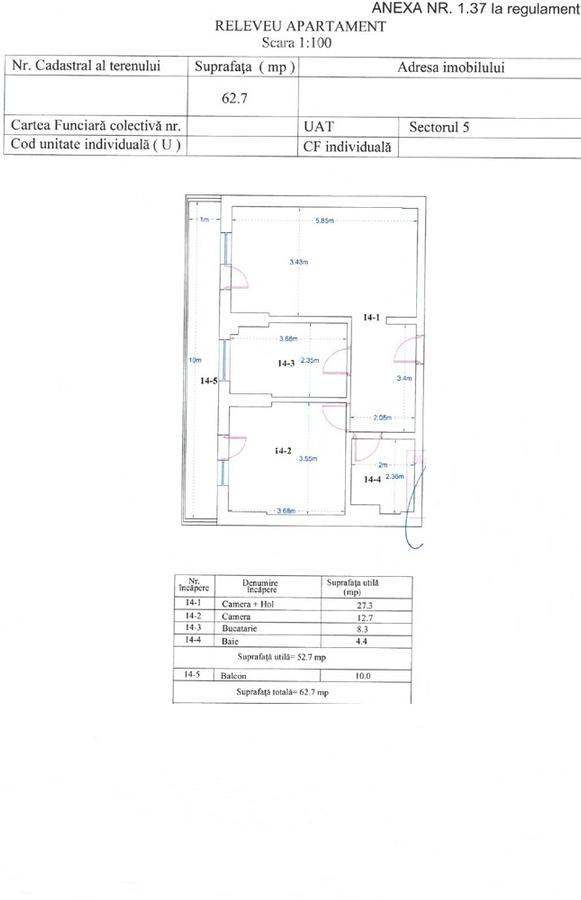 Apartament 2 Camere - Decomandat - Rahova - Parcare inclusa - Bloc 2022 - 13