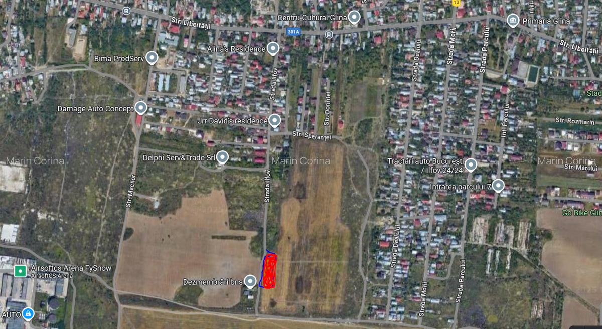 Vanzare teren intravilan comuna Glina, Judetul Ilfov - 1 Vanzare teren intravilan comuna Glina, Judetul Ilfov - 1