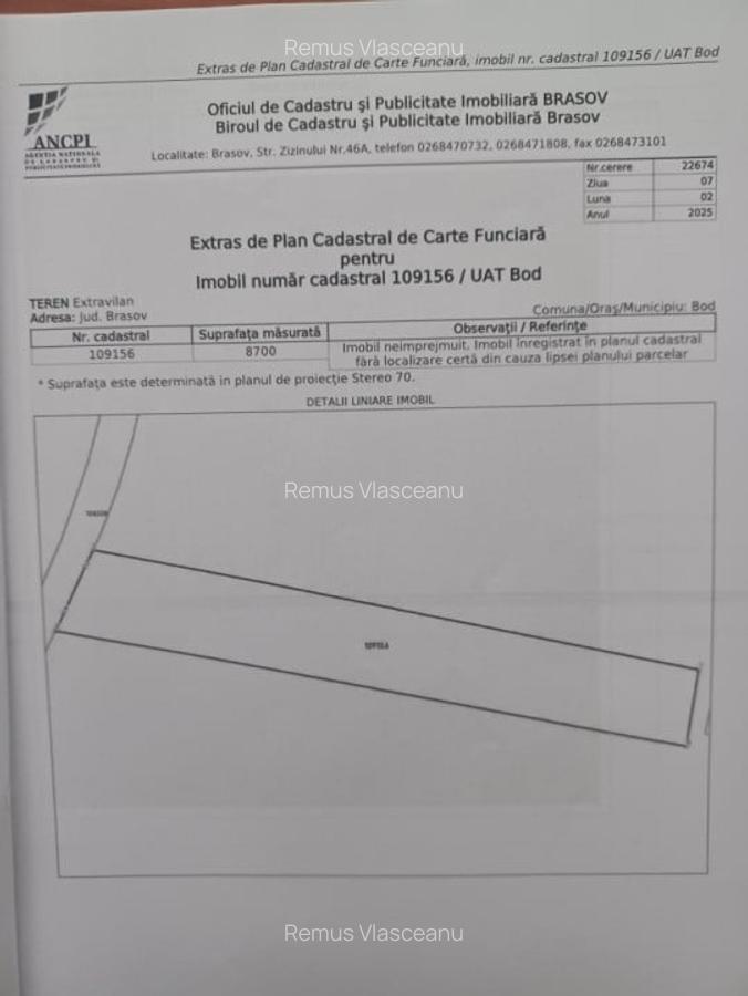 De vanzare teren extravilan BOD SAT - 4