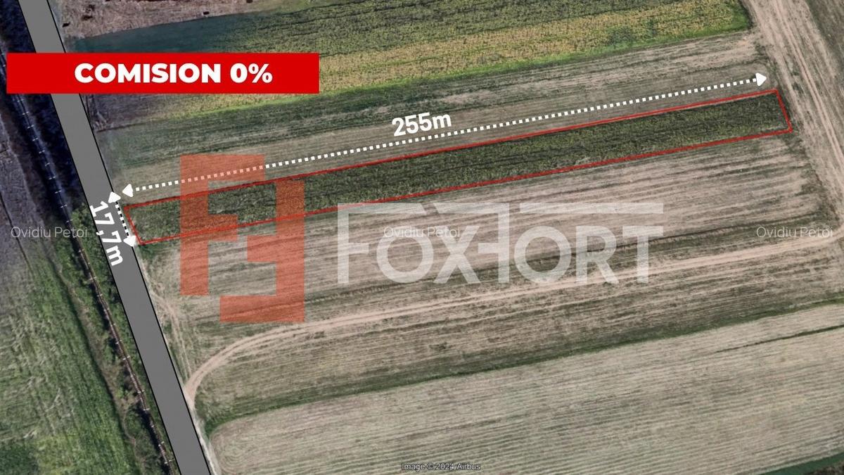 COMISION 0% Teren extravilan agricol, Utvin - 4343 mp - 2