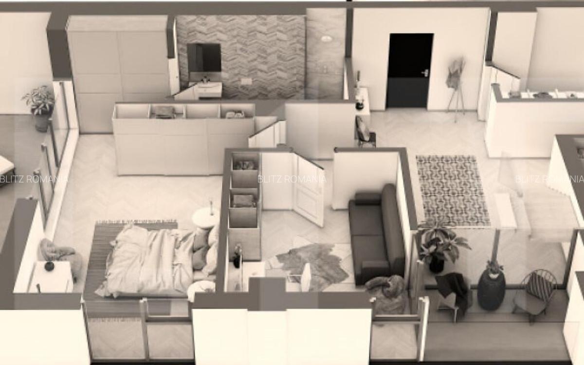 Penthouse de lux, 221 mp, vedere panoramica - zona centrala - 1