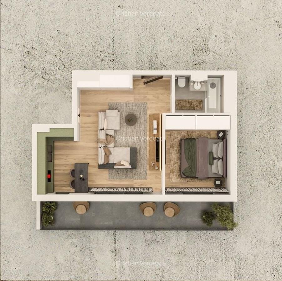 OPERA TEI || 2 CAMERE CU TERASA DE 11.62 MP || PROIECT BOUTIQUE - 8