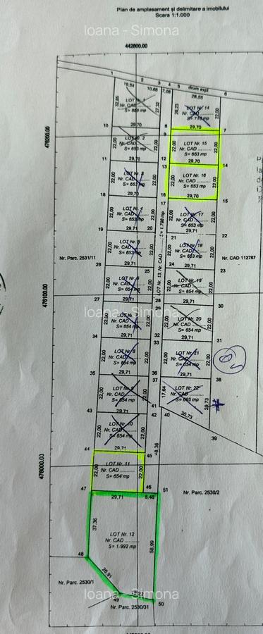 🏡 teren pentru cabane Sibiu, 1992 mp, Dealul Daii, direct de la proprietar - 3