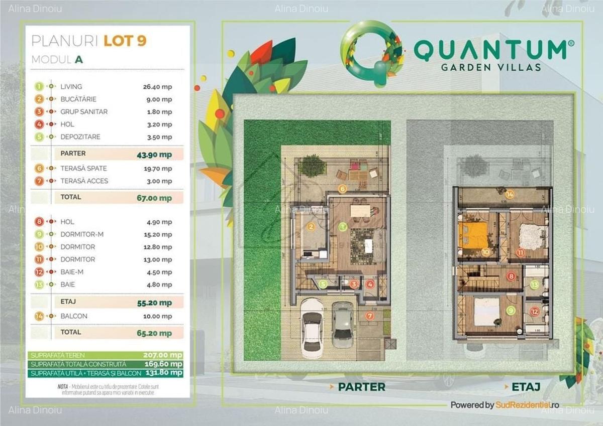 Vila duplex 4 camere Berceni I Quantum OxyGo Park I Mobilata & Utilata - 3