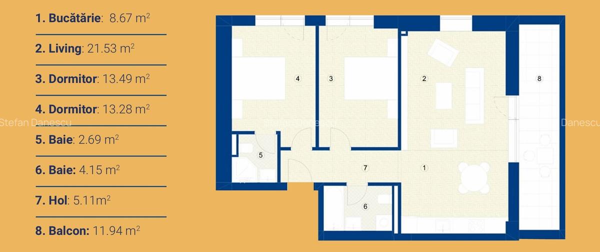 Apartament 3 camere / ELA Cotroceni / Faza II - 3
