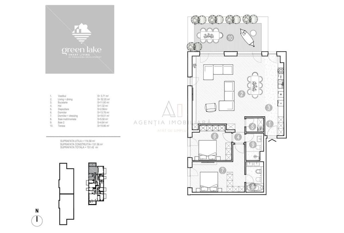 3 Camere Proiect Rezidential Terasa Panoramica | Baneasa Sisesti - 11