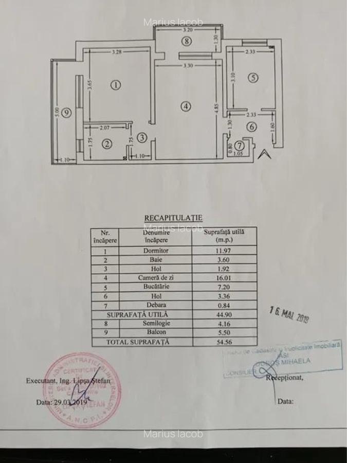 Apartament 2 camere-etaj 1-Podu Ros - 10