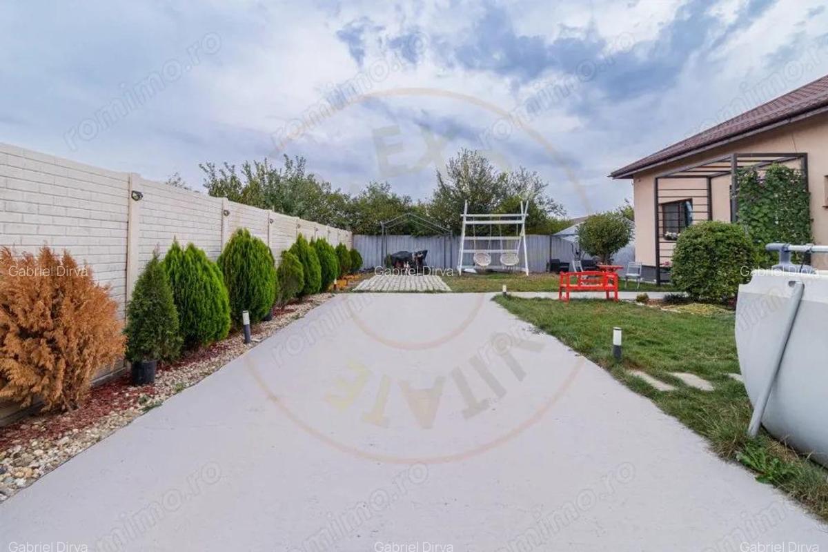 Casa pe parter gata de mutat cu piscina,jacuzzi si canalizare - 1