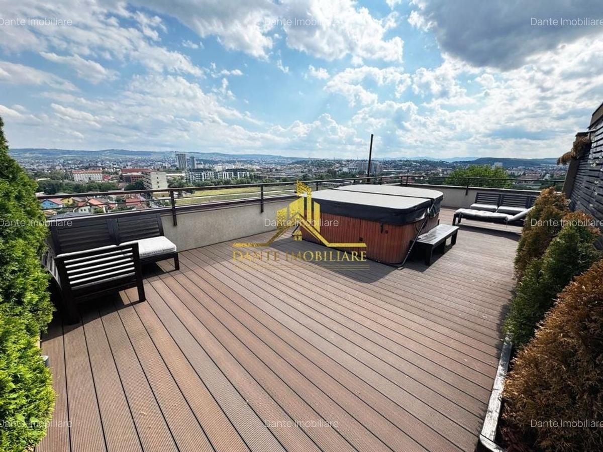 Penthouse, 3 camere, ultrafinisat, lux, terasa, jacuzzi, Sunny Hill - 22
