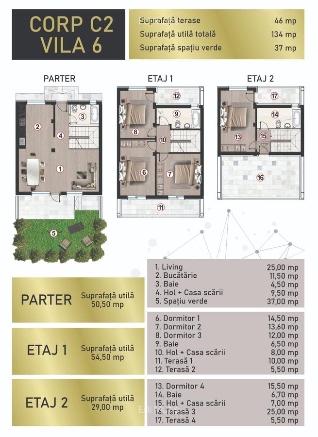 Drumul Binelui | Metalurgiei - Vila 5 camere, 3 bai cu terasa - 7