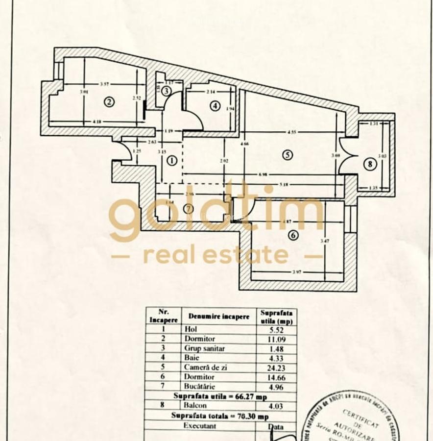 3 CAMERE SUPERB BLOC BOUTIQUE/ 66MP+TERASA 4MP CU VEDERE LIBERA/EMINESCU-PETROM - 23