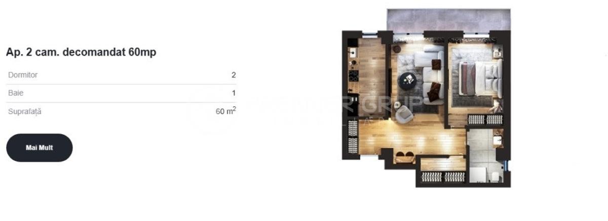 Apartament cu 2 camere în Bucium - 6