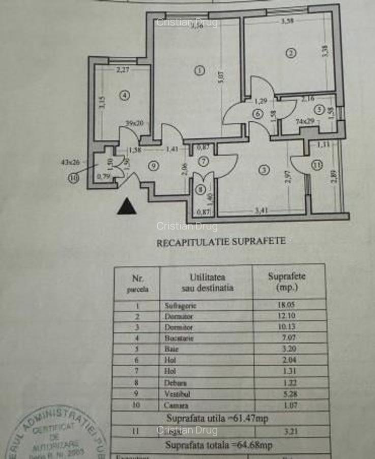 Apartament 3 camere parcul Titan - 9