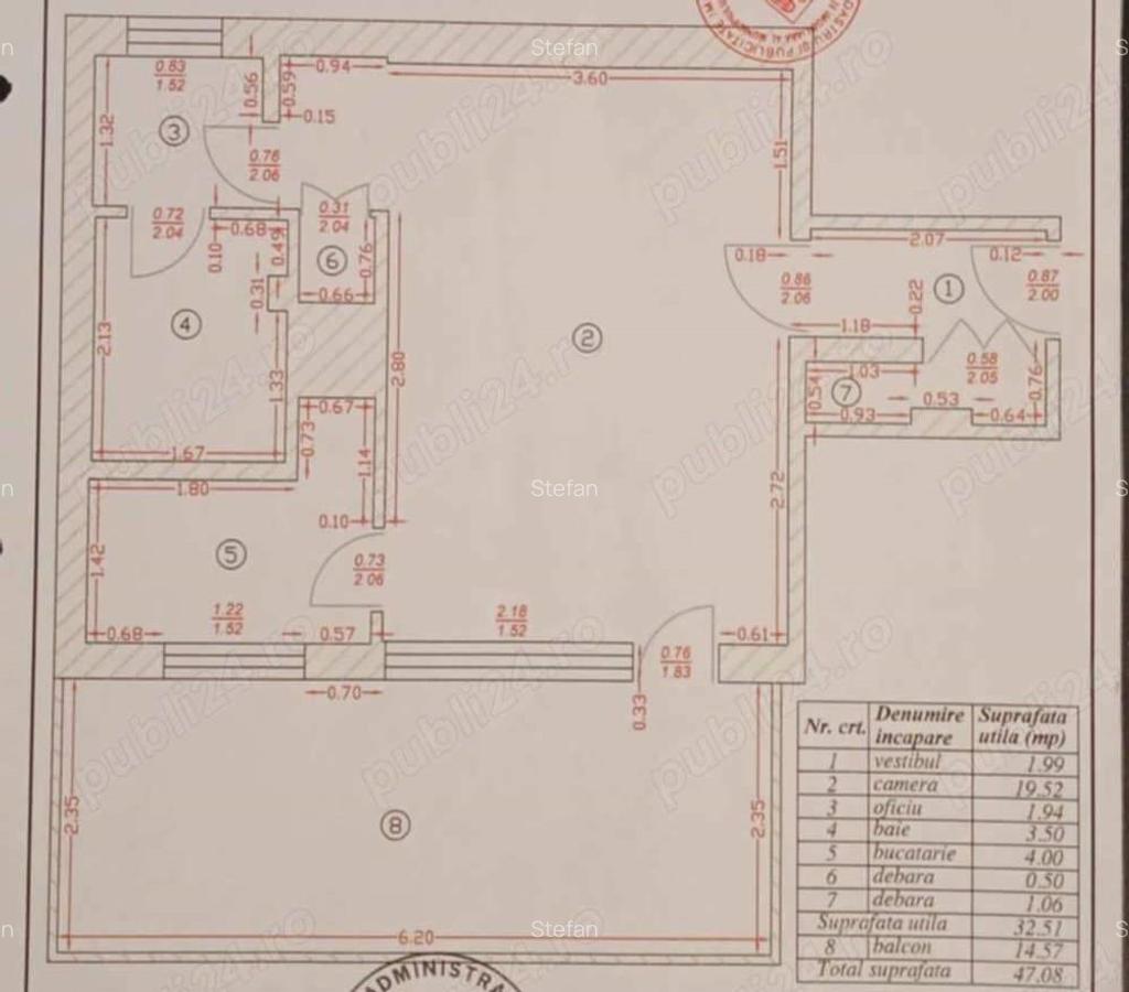 Garsoniera spa?ioasa 47 mp cu balcon-terasa Favorit Cotroceni 58.000 - 10