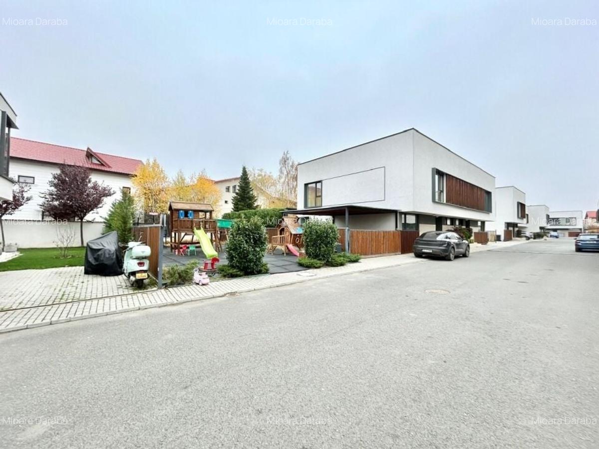 Vila moderna, complex rezidential cu acces controlat, loc de joaca, zona Pipera - 24
