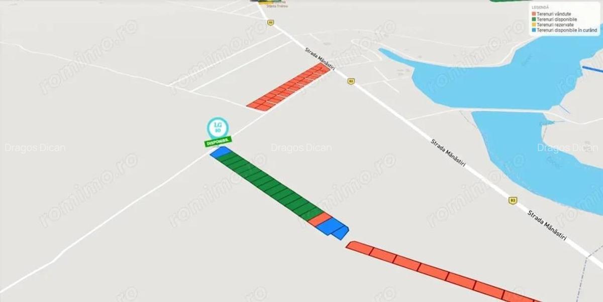 Teren in Rate Intravilan Berceni Manastire | curent gaz sosea | #LG10 - 4