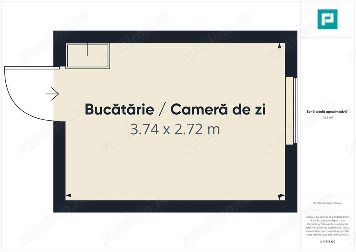 Garsoniera cocheta aproape de Centru - 10