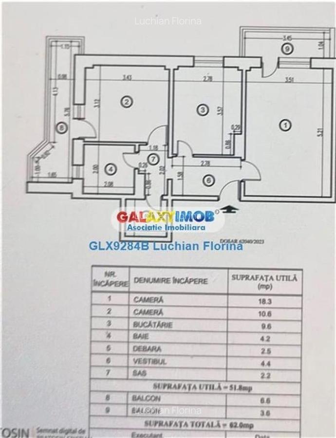 Apartament 2 camere decomandat, 2 bai, 2 balcoane I Mega Mall - 11