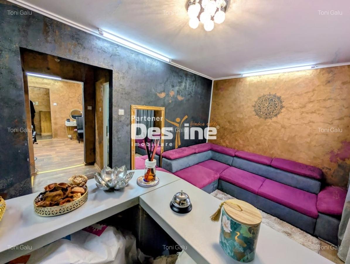 Spatiu comercial Apartament 2 camere 48 mp renovat complet utilat salon Podu Ros - 8