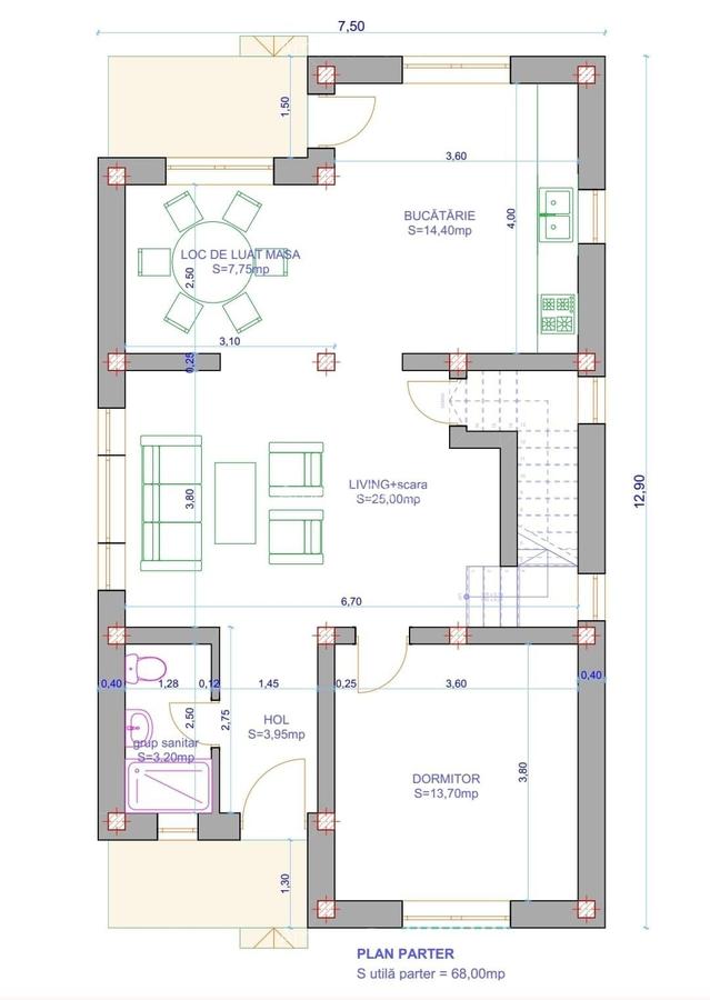 Casă Individuală de Vânzare – 5 camere / 3 băi – Moșnița - 13