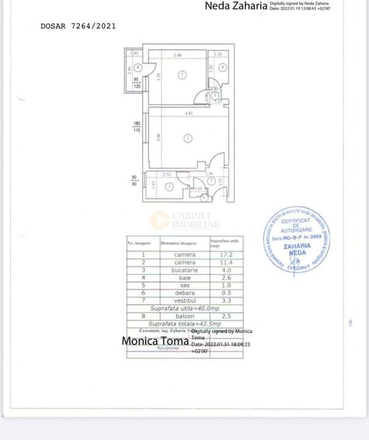 2 camere | Fac de Drept - Mihail Kogalniceanu | Etaj intermediar - 11