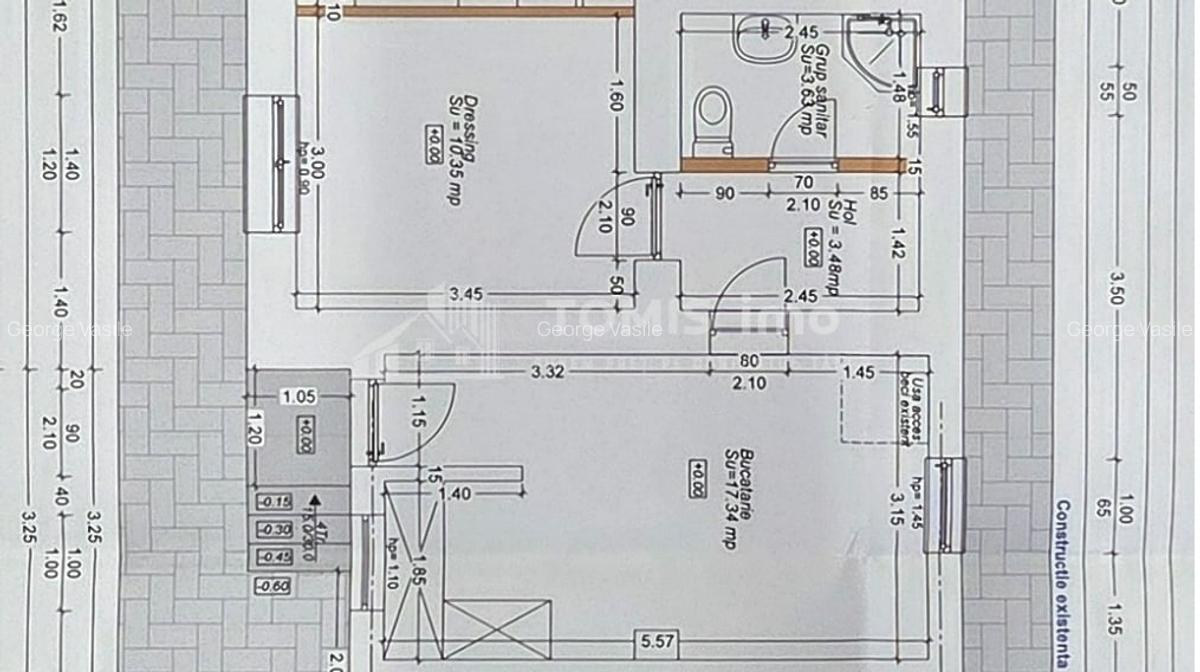 Garsoniera cu beci, la curte, km 5 - 4