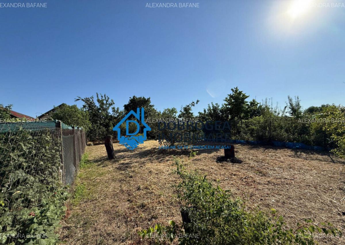 Caslita - teren 513 mp, pomi fructiferi, casa 2 camere - 2
