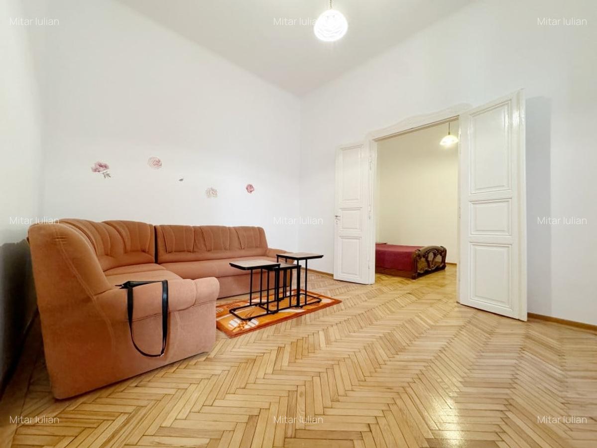 Apartament cu 3 camere nedecomandat, mobilat în Ultracentral - 1