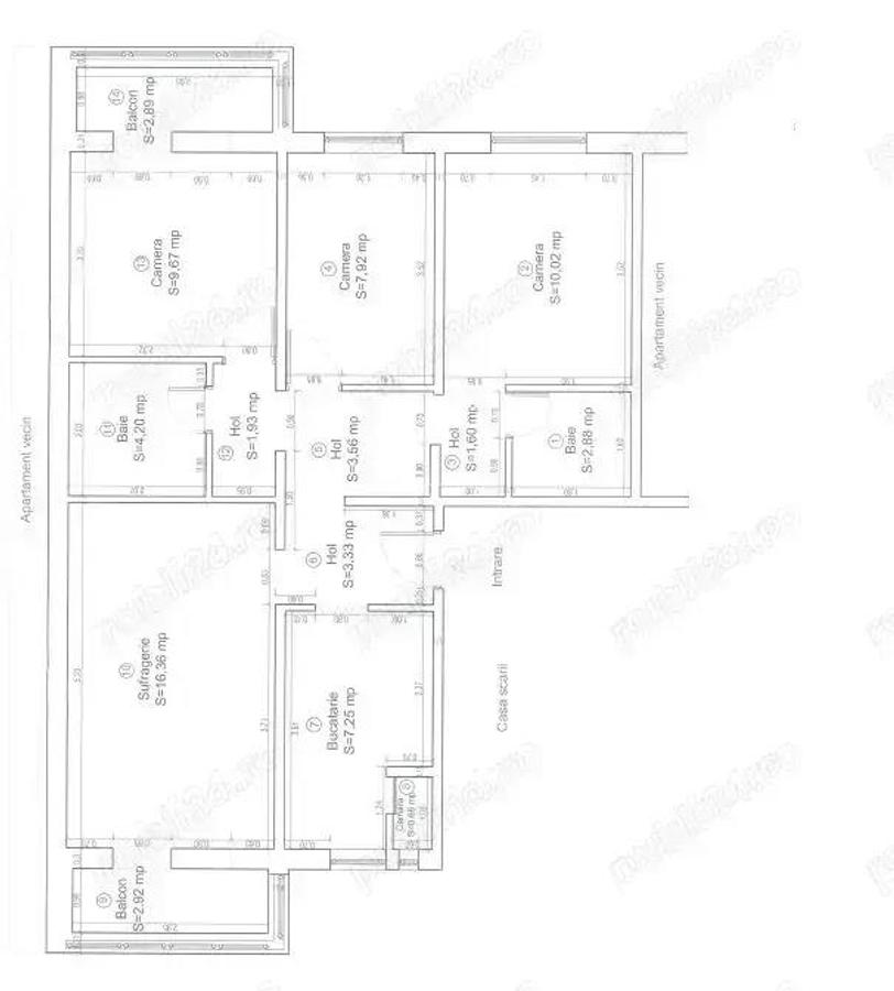 Apartament 4 camere Girocului Plavat 2 langa Lidll si Kaufland decomandat etaj 2 amenajat - 9
