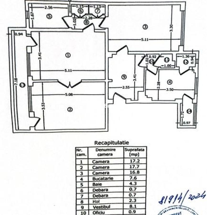 3 camere / 1958 // Cismigiu - 13