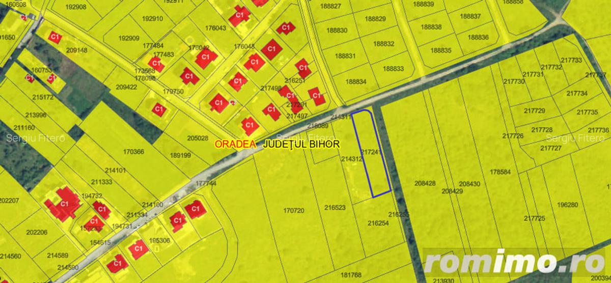 Teren intravilan 1237 mp, strada Colinelor - 6