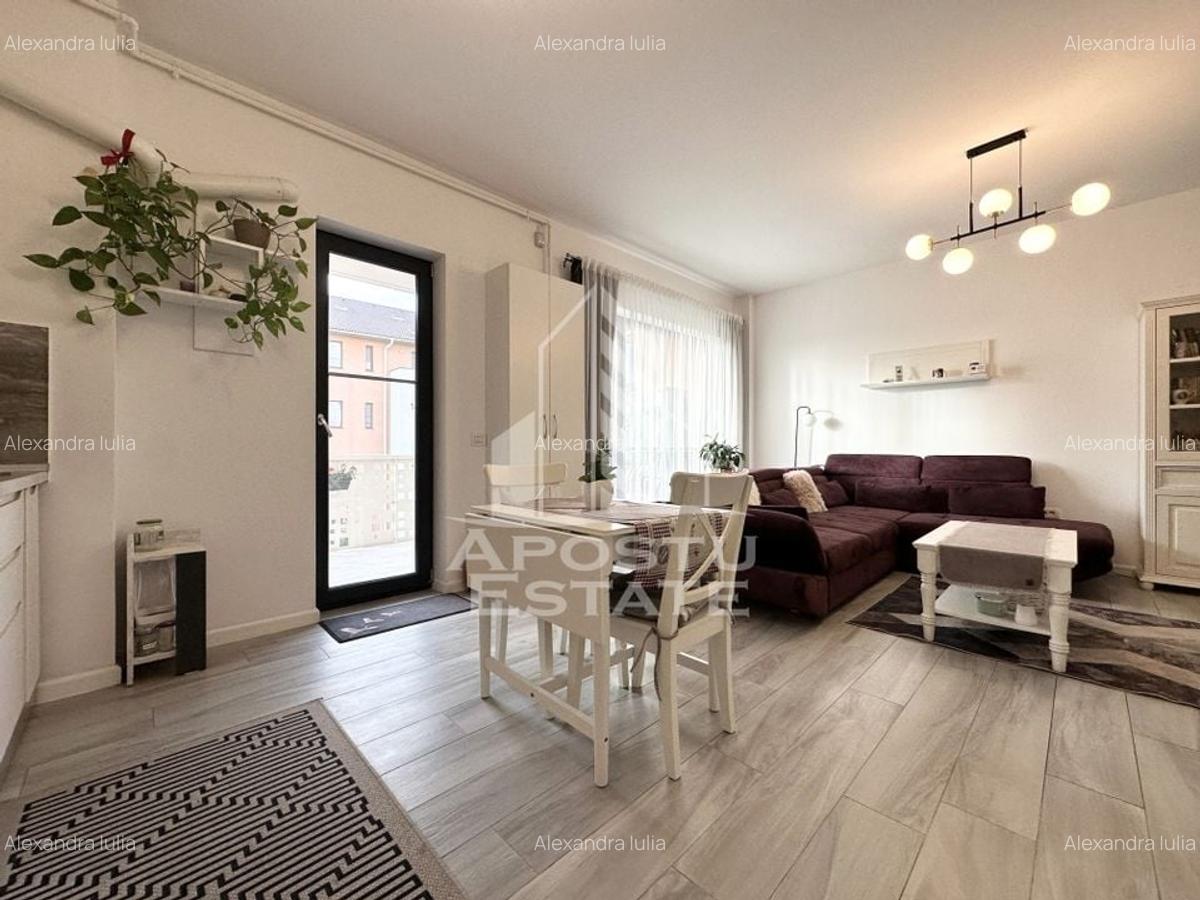 Apartament cu 2 camere, mobilat la etajul 1 cu lift si piscina Giroc. - 3