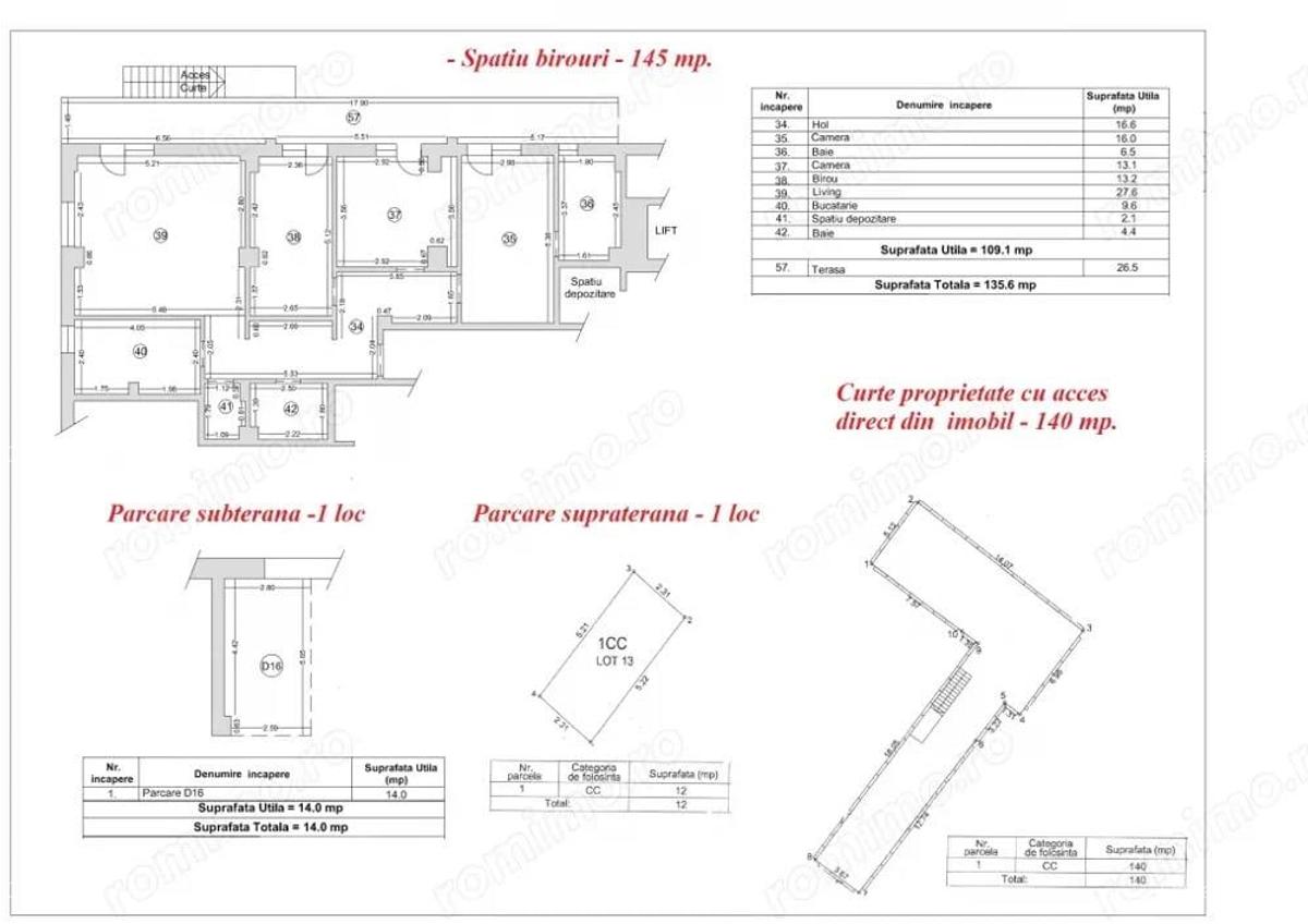 Tomis Nord, spatiu ideal BIROURI, 300 mp., curte, 2 locuri parcare - 1 Tomis Nord, spatiu ideal BIROURI, 300 mp., curte, 2 locuri parcare - 1