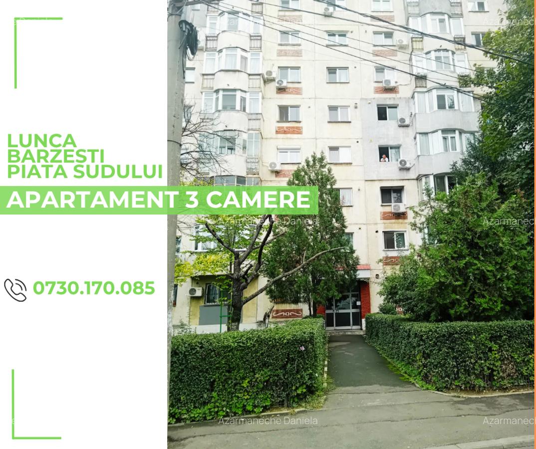 Metrou Piata Sudului - Lunca Barzesti - 3 Camere - 1