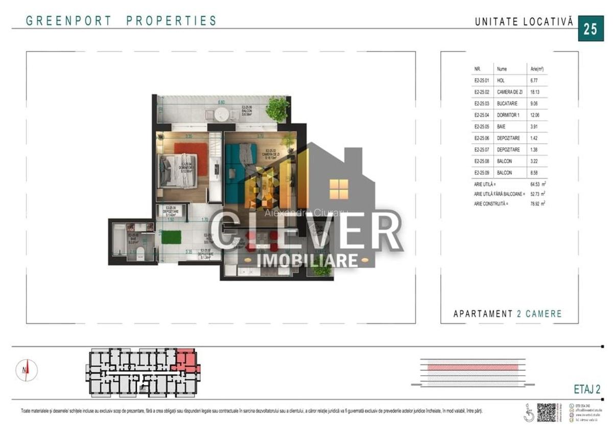 PROMO Apartament 2 camere Loc de Parcare BONUS Th. Pallady - 1