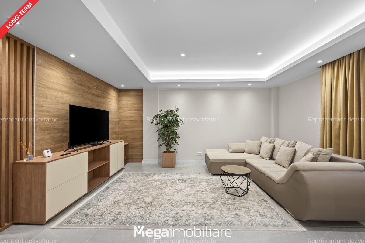 ✅Apartament 3 camere și 2 băi, bloc nou – mobilat premium, parcare - 1