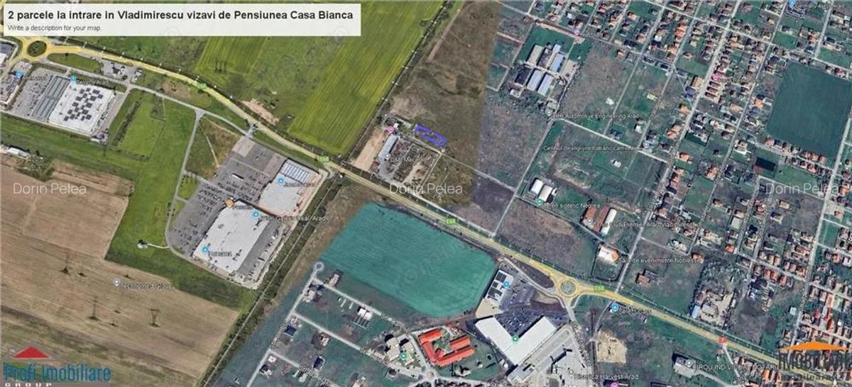2 parcele pt.casa de 1.230mp aproape de Jumbo, vivazi de Pensiune - 4