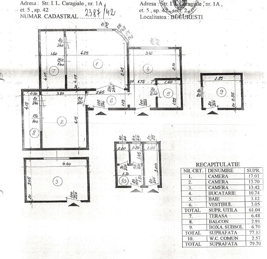 Apartament 3 camere Universitate / Caragiale 1A - 21