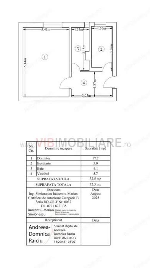 Garsoniera - Romancierilor - etajul 1 - 7