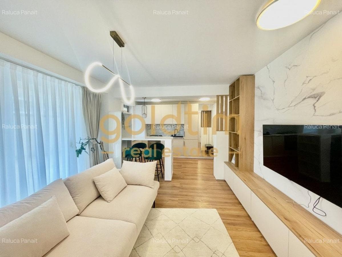 Apartament cu 2 camere semidecomandat, mobilat în Pipera - 3
