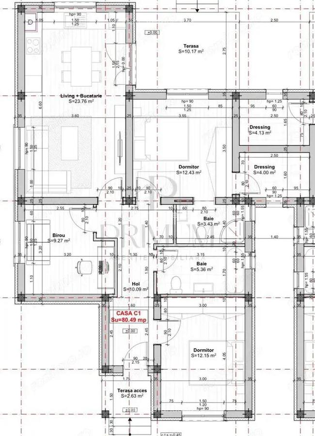GIROC - Duplex despartit - 4 Camere - Dressing - Teren 325mp - 1