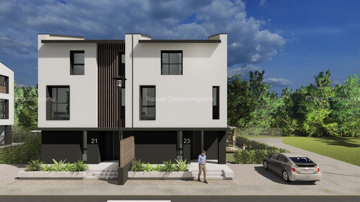 VILE P+1+M, 5 camere+Teren 150 mp.zona Otopeni-DIRECT DEZVOLTATOR - 6