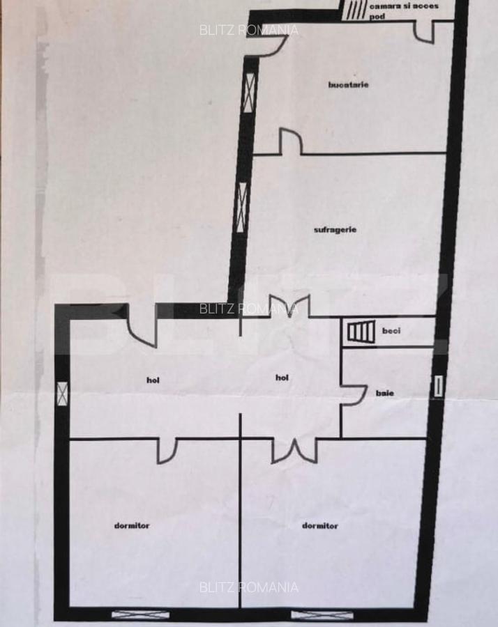 Apartament in casa – Cartierul Șchei, zona Piata Unirii - 13