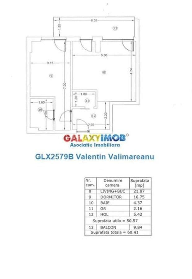 Apartament 2 Camere Nemobilat Unirii VI 090 - 10