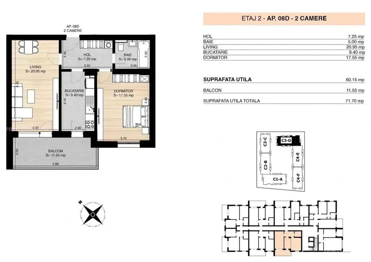 Apartament 2 camere - OMV Ppera - 0% Comision - 2