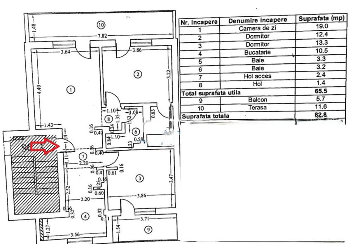 Ap. 3 cam. de inchiriat + parcare – 2 balcoane, 2 bai – Citadella Garden - 17