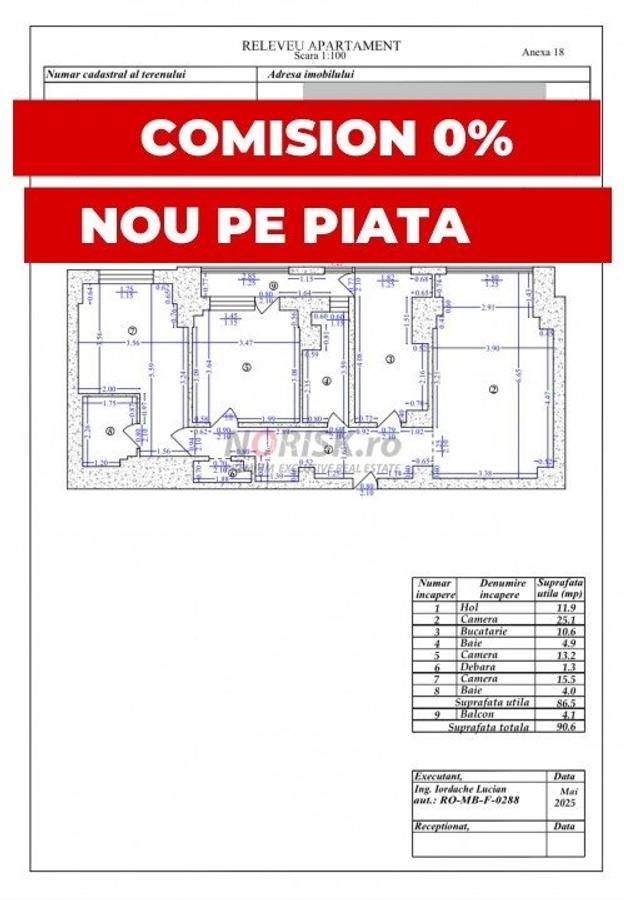 Decebal 3 camere design unicat ultra-finisat-nou 91 mp etaj 5 - 1